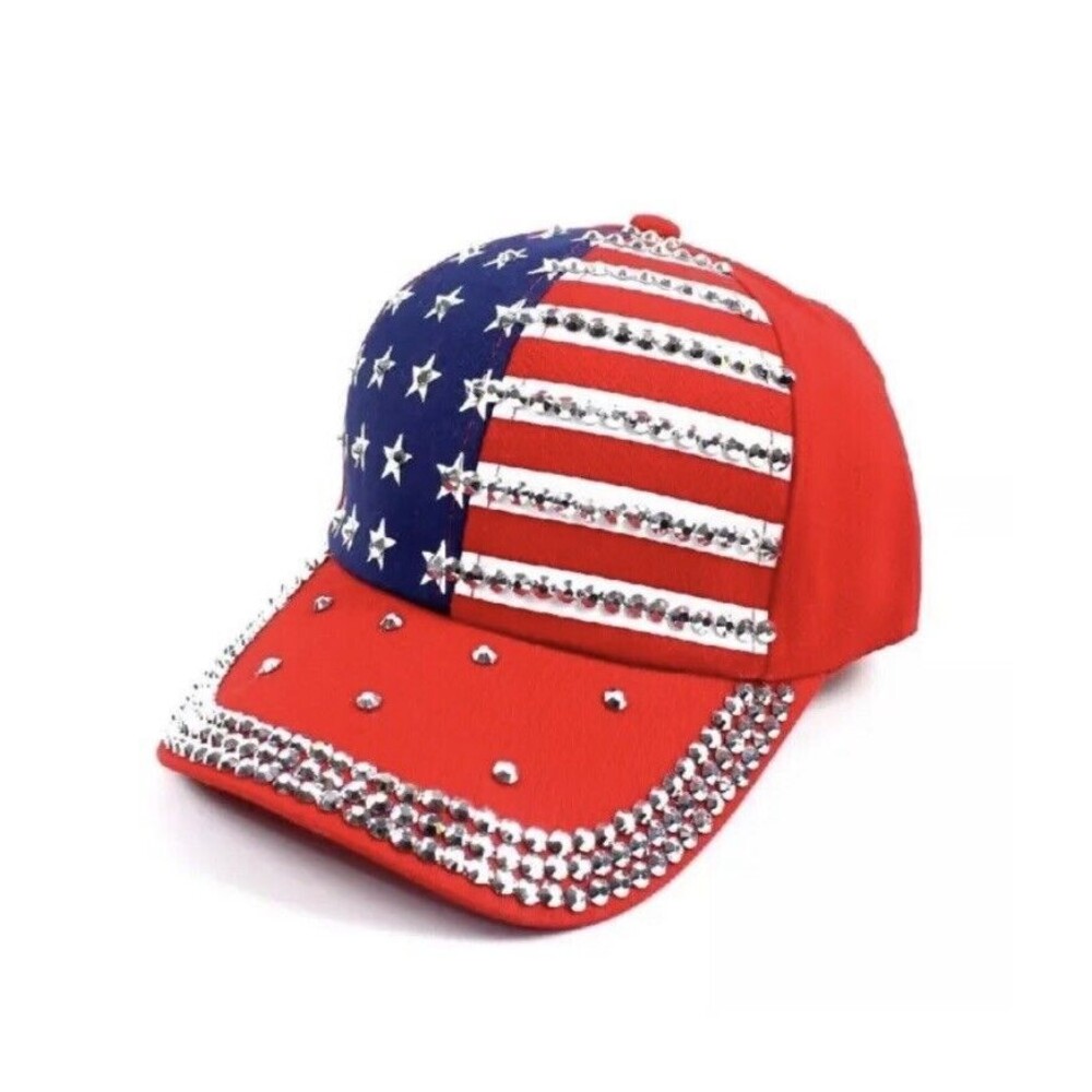 Trucker app American Flag Low Profile Baseball Cap US Flag Hat Adjustable